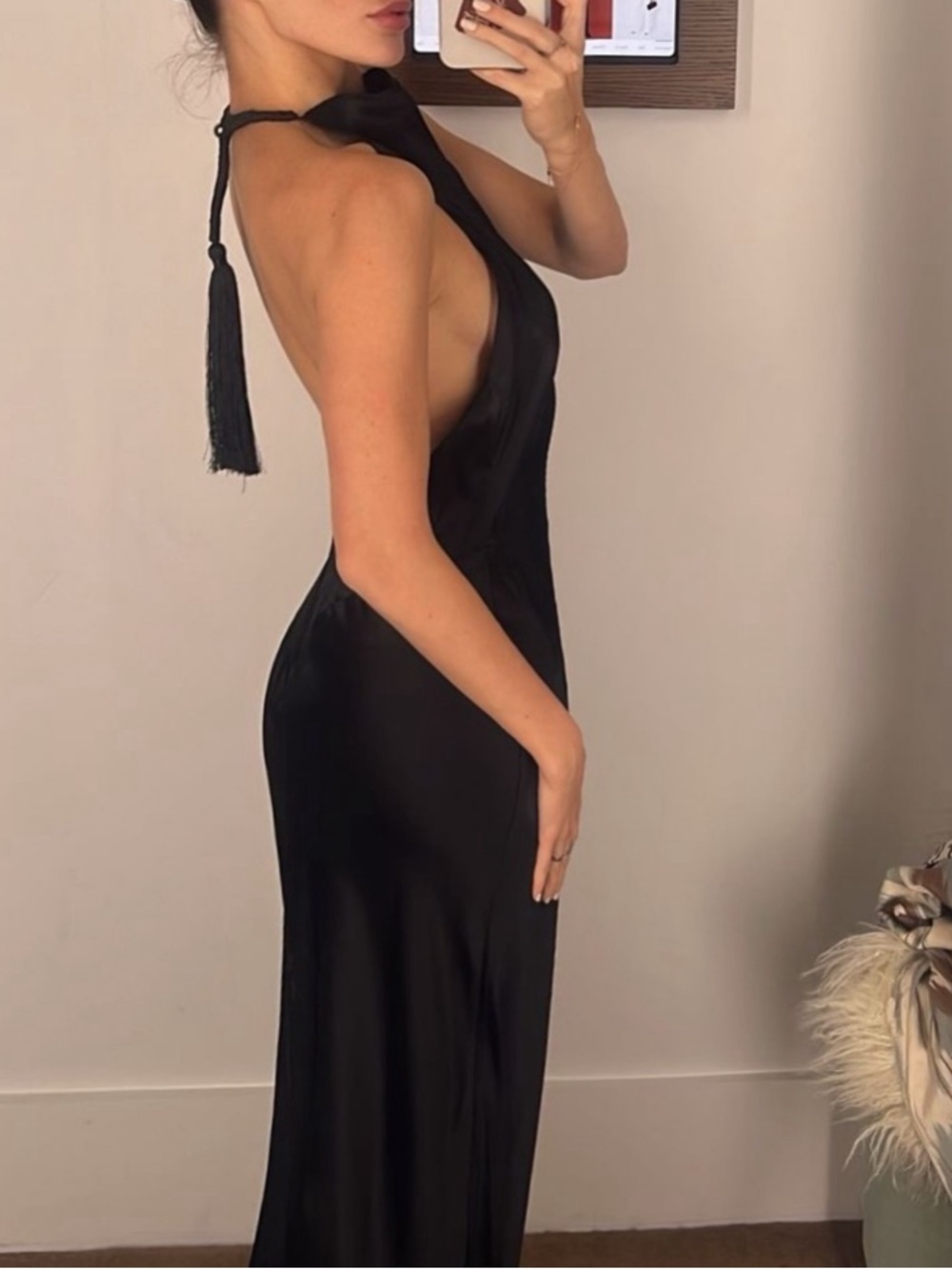 Reformation X Camille Rowe Bianca Silk Dress